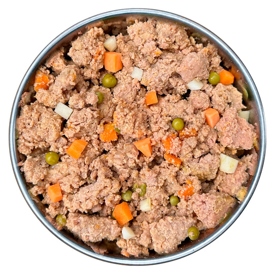Tarro Fidelis de pollo con boniato, zanahoria y manzana para perros