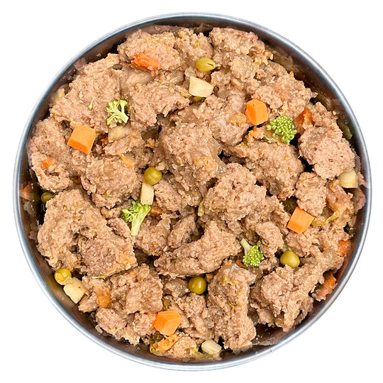 Tarro Fidelis de ternera con boniato, manzana y brócoli para perros